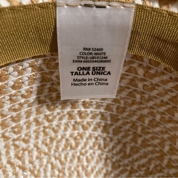 NWOT Unbranded Vintage Sun Hat - Picture 5 of 6